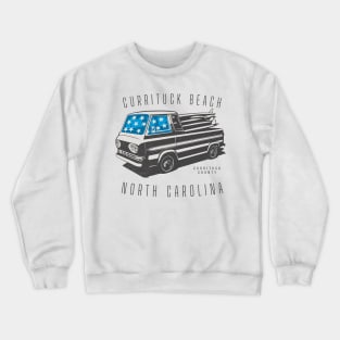 Currituck Beach Summertime Vacationing in NC Crewneck Sweatshirt